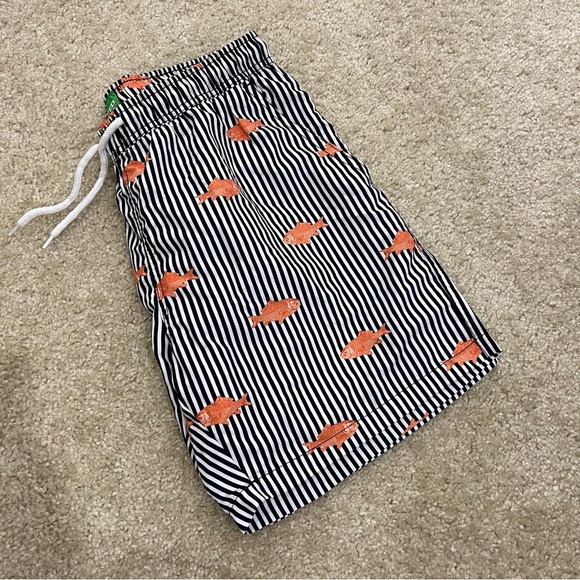 Ted Lapidus Printed Swim Trunks Swimwear Gold Fish Ocean Water Men’s Size Large - Picture 16 of 16